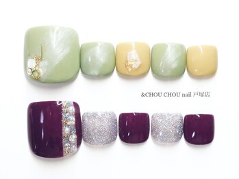 アンドシュシュネイル(&CHOU CHOU nail)/フット定額