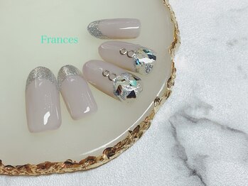 フランセス(Frances)/新作　ラメフレンチ×シェル