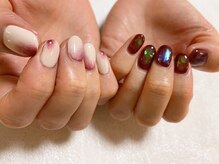 ヌー(NU)/アシンメトリーネイル☆