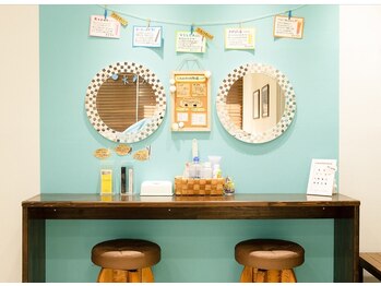 ココラッシュ 上大岡店/お帰りの前にメイク直しが可能♪