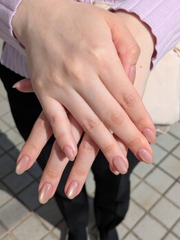 マーニ(maani)の写真/【自爪に優しいパラジェル/フィルイン施術】爪の悩みはネイルのプロへお任せを☆