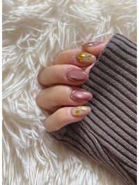 シンプルマグネットネイル