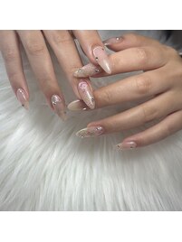 お花柄ネイル