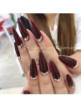 ネイルサロン クール(Nailsalon Coeur)/シンプル ボルドー