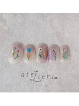 アトリエ プラス リム(atelier +LIM)/卒業式ネイル