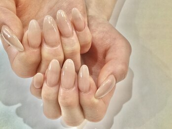 フリースタイル(Free Style)/☆透け感ナチュラルネイル☆