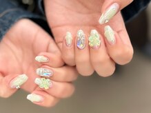 わがままキャット/春ネイル