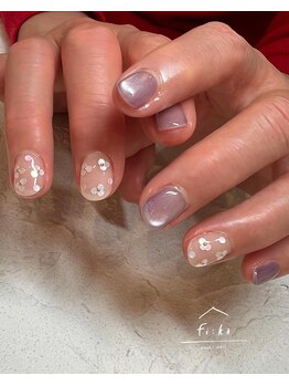 フィーカ(fi:ka)/お花ホロマグネット　¥7800