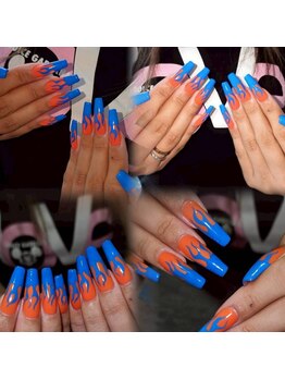 アミュネイルスタジオ(AMYU Nail Studio)の写真/【長さ出しはお任せ】話題のGEL-Xでスピーディーに理想のロングネイルへ♪自爪に優しくモチの良さも抜群!