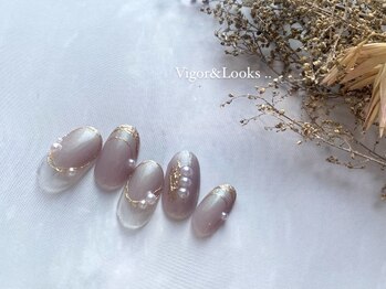 ヴィガー アンド ルックス 白金 目黒(Vigor&Looks)/くすみピンク ニュアンス 春