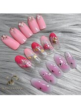 ノーラスリエン(Nolaslien)/春ネイル　パラジェル　お花見