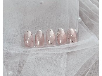 コンサート(Concert)/春！ピンクのマグネットネイル