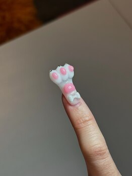 猫爪ネイル