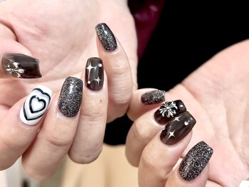 エイト ネイル 渋谷駅前店(eight nail)/ブラックネイル