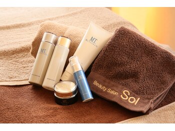 ビューティサロン ソル(Sol)/厳選されたお化粧品のみ使用
