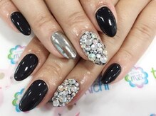 ネイルサロン 爪吉/クールに、華やかに☆ミラー☆