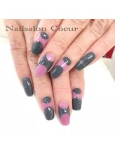 ネイルサロン クール(Nailsalon Coeur)/変形 ブロッキング 北欧