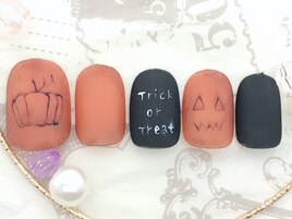 ハロウィンネイル