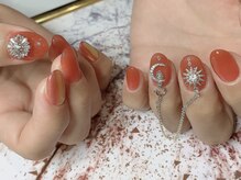 ネイル スパ ココプラス(Nail spa Cocoplus)/テラコッタオレンジネイル