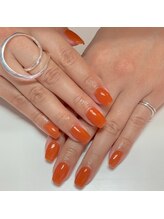 ネイルアンドまつげエクステ専門サロン スリー(THREE)/テラコッタカラー