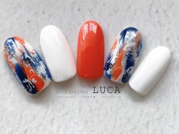 ネイルアトリエルカ(nail atelier LUCA)/W-855 大人上品ニュアンスネイル