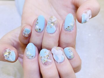 ネイルサロン ジェイ(Nail Salon J)/上野/やり放題/リボンネイル