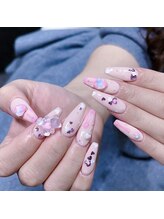 クイーンズビューティーサロン 新宿本店(Queen's beauty salon)/チップ長さ出しアートやり放題