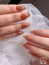 エム ネイルサロン(M)/マグネットフレンチネイル