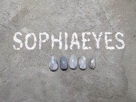 くすみブルーニュアンス