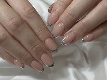 ネイル スパ ココプラス(Nail spa Cocoplus)/上品ガラスフレンチネイル