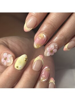 ネイルアトリエビー(nail atelier be’)/トロピカルネイル