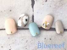 ネイルアンドまつげエクステ ブルーリーフ 四谷三丁目店(Blue Reef)/フラワーネイル