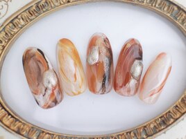 秋冬　ニュアンスアート　ミラー