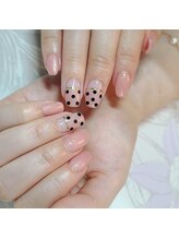 ネイルアンドまつげエクステ専門サロン スリー(THREE)/ドットネイル