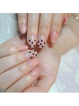 ネイルアンドまつげエクステ専門サロン スリー(THREE)/ドットネイル