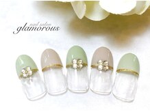 ネイルグラマラス 西新井店/《パラジェル》大人フレンチf2