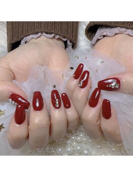 ココネイル(coco nail)/スカルフワンカラーネイル