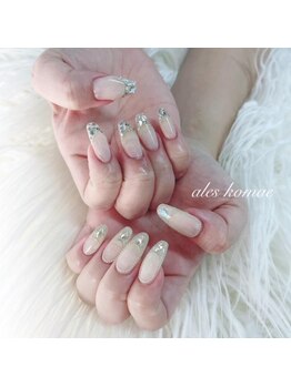アレス 狛江店(ales)/ロングキラキラネイル☆