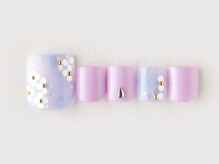 ネイルサロン アビー グランデュオ蒲田店(abbie)/【紫陽花フット2021】¥12100