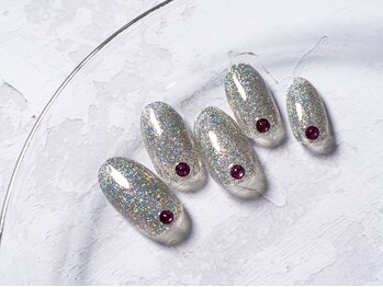 ユコネイル 茨木(Yuko Nail)/マグネットネイル/キラキラ