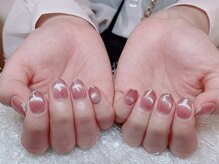 レアネイル 新宿(le'a nail)/マグネットフレンチネイル