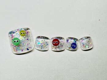 カラフルな色でフットにピッタリ