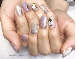 天然石アート♪