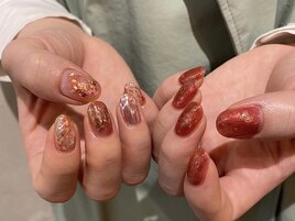 ちぐはぐニュアンスネイル
