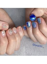 エムネイル(Ｍ)/harukanail×ぽこぽこネイル