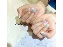 グラムスラム 福島店(GLAMSLAM)/カラフルネイル♪