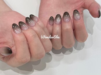 ワンダーシー(WonderShe)/グラデーションネイル