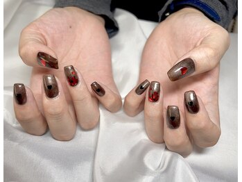 ヤシネイル(Yashi Nail)/シンプル持込 マグ茶 ハート