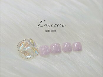 エミュー(Emieux)/オーロラ埋めつくしネイル