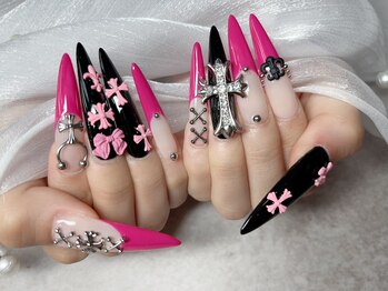 スノーネイルサロン 新宿店(Snow nail salon)/ピンクネイル